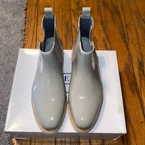 Steve Madden Boots - Tan Grey Puddles